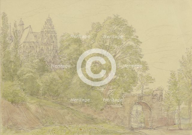 The cathedral in Wetzlar, c1850-1900. Creator: Peter Becker.