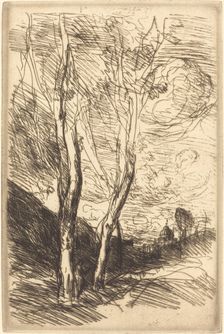 The Cathedral of Florence (Le Dome florentin), c. 1869/1870. Creator: Jean-Baptiste-Camille Corot