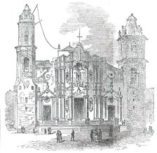 The Cathedral of Havannah, 1850. Creator: Unknown