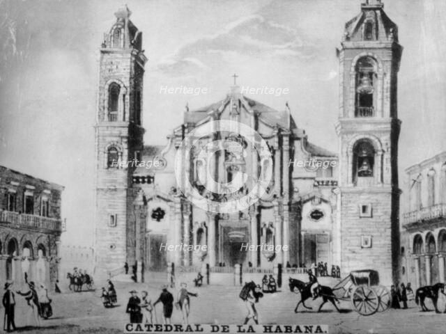 The Cathedral of Havana, (1789), 1920s. Artist: Unknown