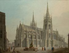 The Cathedral of Saint Vitus in Prague, 1814