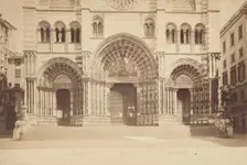 The Cathedral of St. Lawrencefrom the north west..., Genoa, 1870-1880. Creator: Alfredo Noack