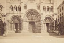 The Cathedral of St. Lawrencefrom the north west..., Genoa, 1870-1880. Creator: Alfredo Noack