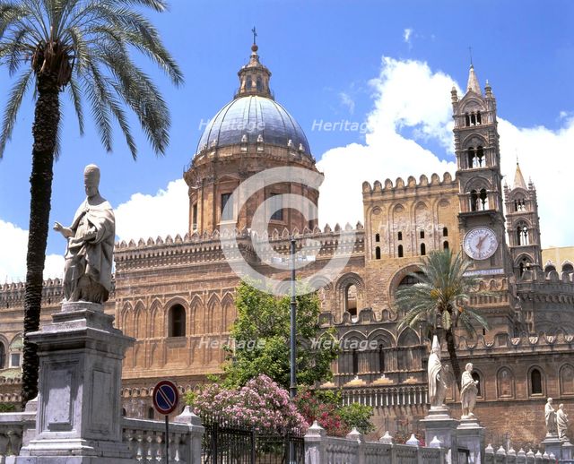 The Cathedral, Palermo, Sicily, Italy. Creator: Peter Thompson.