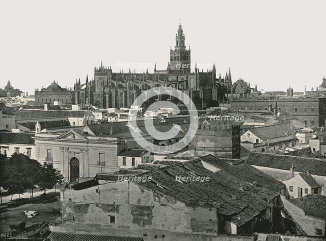 The Cathedral, Seville, Spain, 1895.  Creator: W & S Ltd.