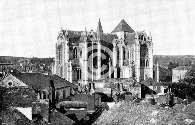 The Cathedrals of Great Britain: Truro Cathedral, 1895.  Creator: Francis Frith & Co.