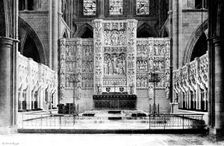 The Cathedrals of Great Britain: Truro Cathedral - the Reredos, 1895. Creator: Francis Frith & Co