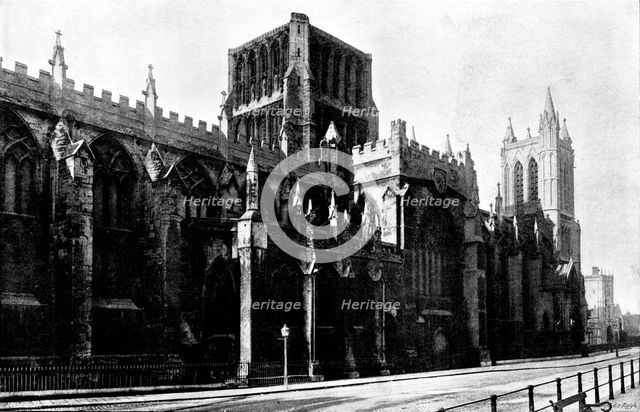 The Cathedrals of Great Britain: Bristol Cathedral, 1895. Creator: Francis Frith & Co.