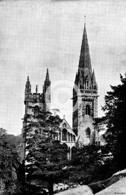 The Cathedrals of Great Britain: Llandaff Cathedral, 1895. Creator: Francis Frith & Co.