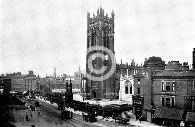 The Cathedrals of Great Britain: Manchester Cathedral, 1895. Creator: Francis Frith & Co.
