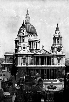 The Cathedrals of Great Britain: St. Paul's Cathedral, 1895. Creator: Francis Frith & Co