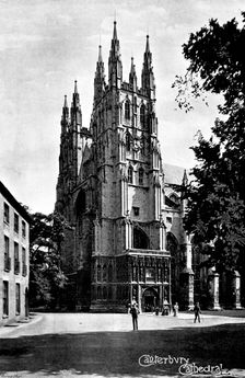 The Cathedrals of England: Canterbury Cathedral, 1895. Creator: Francis Frith & Co