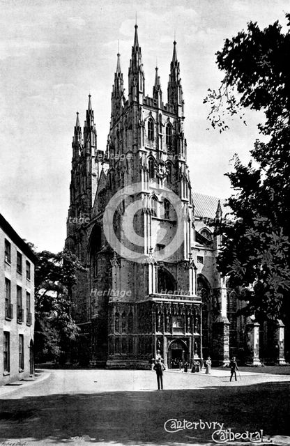 The Cathedrals of England: Canterbury Cathedral, 1895. Creator: Francis Frith & Co.
