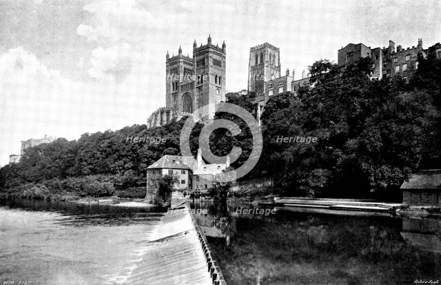 The Cathedrals of England: Durham Cathedral, 1895. Creator: Francis Frith & Co.