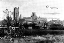 The Cathedrals of England: Ely Cathedral, 1895. Creator: Francis Frith & Co