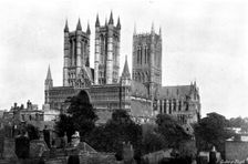 The Cathedrals of England: Lincoln Cathedral, 1895. Creator: Francis Frith & Co