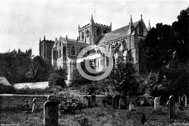 The Cathedrals of England: Ripon Cathedral, 1895. Creator: Francis Frith & Co.