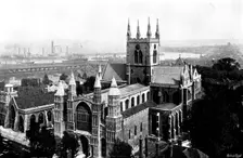 The Cathedrals of England: Rochester Cathedral, 1895. Creator: Francis Frith & Co