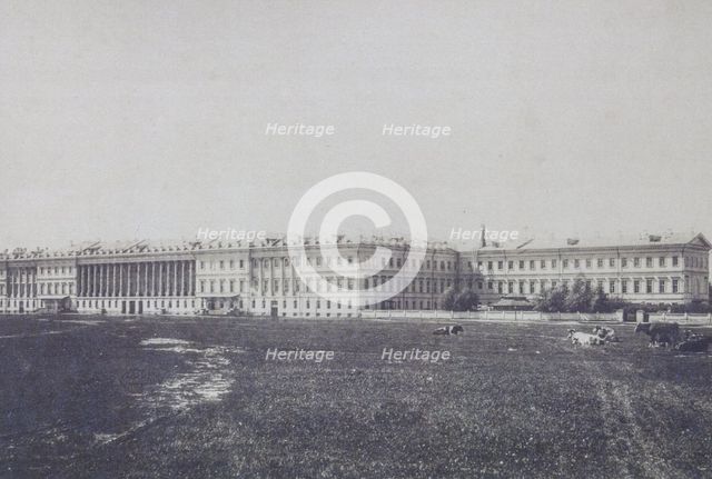 The Catherine Palace (Golovin Palace) in Moscow, 1870s-1880s.