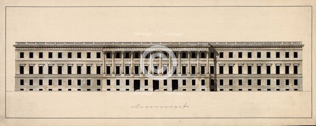 The Catherine Palace (Golovin Palace) in Moscow. Creator: Quarenghi, Giacomo Antonio Domenico (1744-1817).