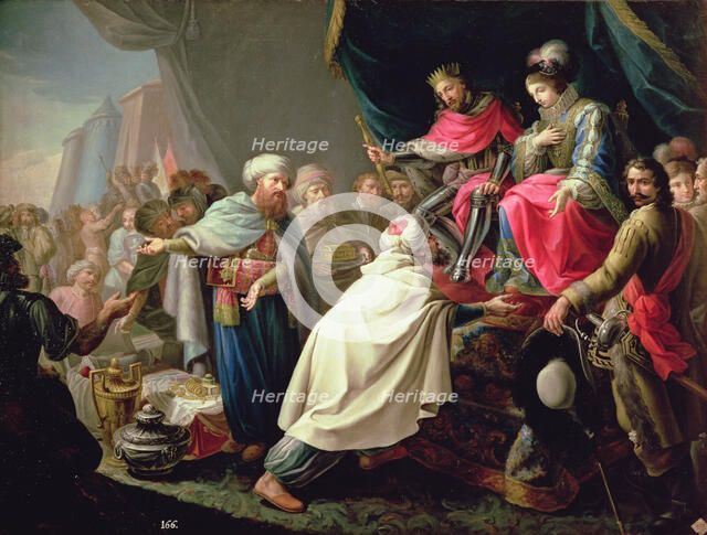 The Catholic Monarchs and the Arab kings tribute.