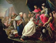 The Catholic Monarchs and the Arab kings tribute