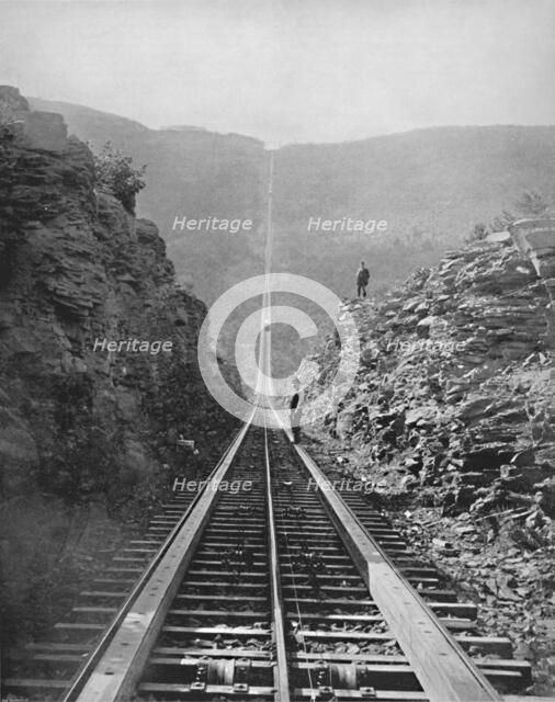 'The Catskill Railway', 19th century. Artist: Unknown.