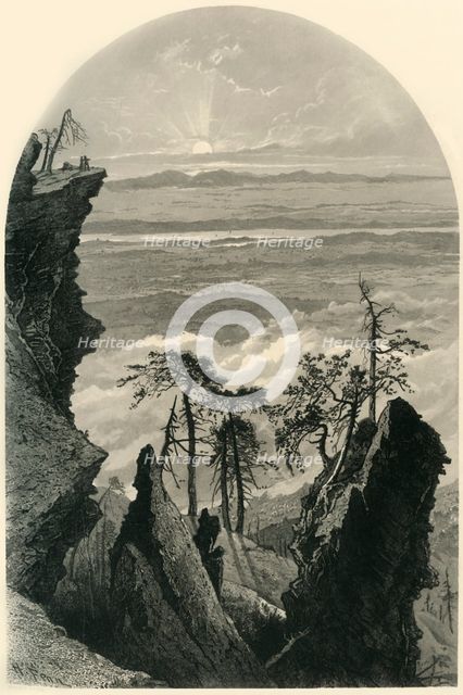 'The Catskills, Sunrise from South Mountain', 1874. Creator: Samuel Valentine Hunt.
