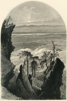 The Catskills, Sunrise from South Mountain 1874. Creator: Samuel Valentine Hunt