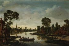 The Cattle Ferry, 1622. Creator: Esaias van de Velde