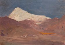 The Caucasus (Mount Kazbek), 1892. Creator: Jan Ciaglinski