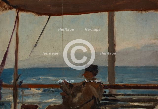 The Caucasus (Lobojkow on a Boat), 1892. Creator: Jan Ciaglinski.