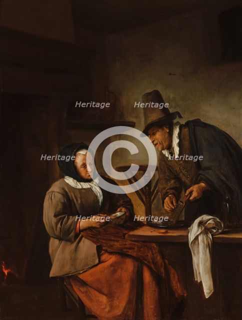 'The Caudle Makers', c1650-1679. Creator: Jan Steen.