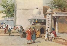 The Cauldron at the entrance to the Dargah, Ajmere c1880 (1905). Creator: Alexander Henry Hallam Murray