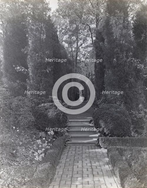 "The Causeway," James Parmelee house, 3100 Macomb Street, Washington, D.C., 1919. Creator: Frances Benjamin Johnston.
