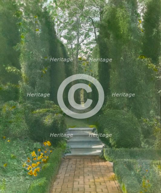 "The Causeway," James Parmelee house, 3100 Macomb Street, Washington, D.C., 1919. Creator: Frances Benjamin Johnston.