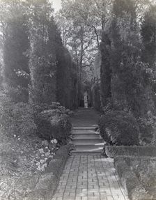 "The Causeway," James Parmelee house, 3100 Macomb Street, Washington, D.C., 1919. Creator: Frances Benjamin Johnston