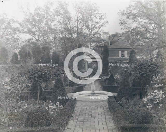 "The Causeway," James Parmelee house, 3100 Macomb Street, Washington, D.C., 1919. Creator: Frances Benjamin Johnston.