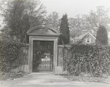 "The Causeway," James Parmelee house, 3100 Macomb Street, Washington, D.C., 1919. Creator: Frances Benjamin Johnston