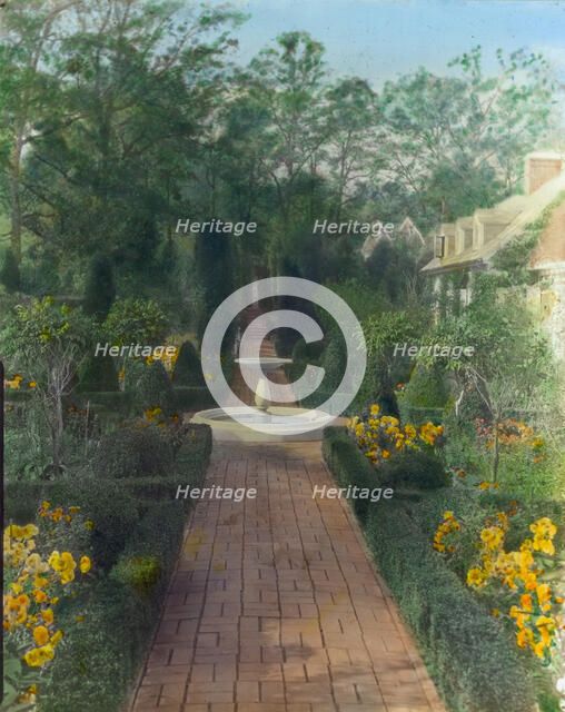 "The Causeway," James Parmelee house, 3100 Macomb Street, Washington, D.C., 1919. Creator: Frances Benjamin Johnston.