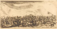 The Cavalry Combat with Swords, c. 1632/1634. Creator: Jacques Callot