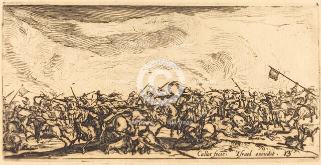 The Cavalry Combat with Swords, c. 1632/1634. Creator: Jacques Callot.