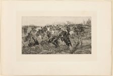 The Cavalry Charge, 1889. Creator: Giovanni Fattori