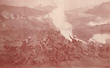The Cavalry Charge at Balaclava 1854 (1909). Creator: Unknown