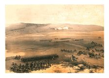 The Cavalry Affair of the Heights of Bulganak - the First Gun...1854 (1855). Creator: Jonathan Needham