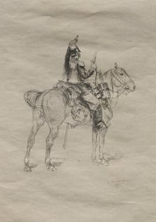 The Cavalryman, 1875. Creator: Édouard Detaille (French, 1848-1912)