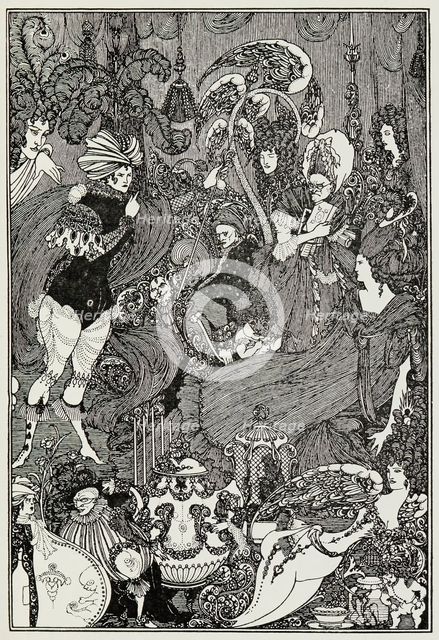The Cave of Spleen, 1897. Creator: Aubrey Beardsley.