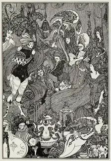 The Cave of Spleen, 1897. Creator: Aubrey Beardsley