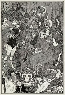 The Cave of Spleen, 1897. Creator: Aubrey Beardsley