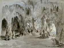 The Cave of Painshill. Creator: Elias Martin